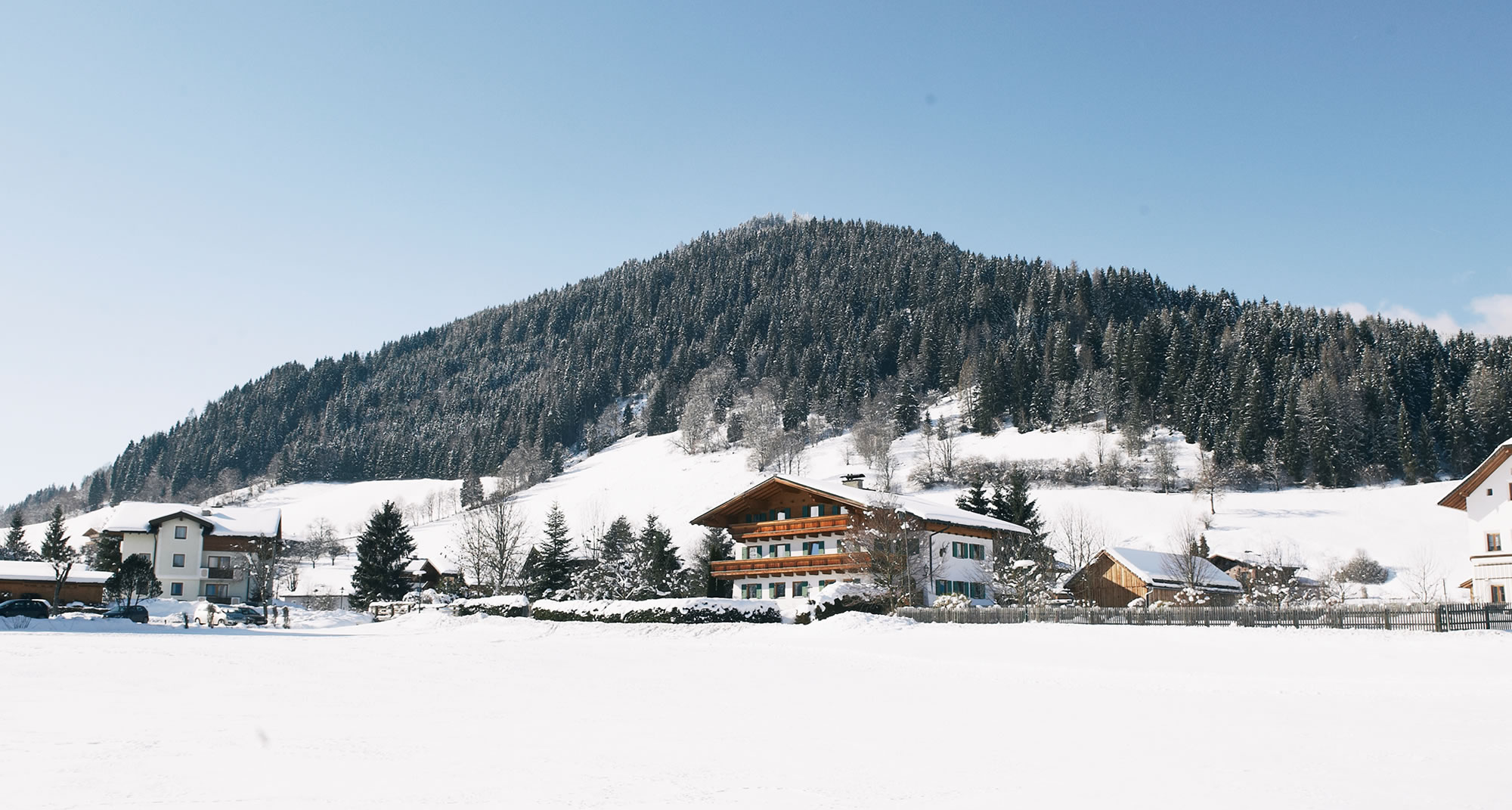 Landhaus Thurner im Winter in Flachau