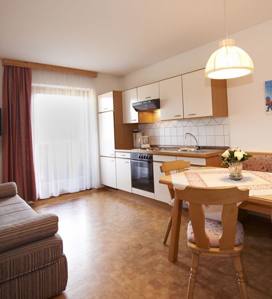 Wohnküche des Appartements Typ A