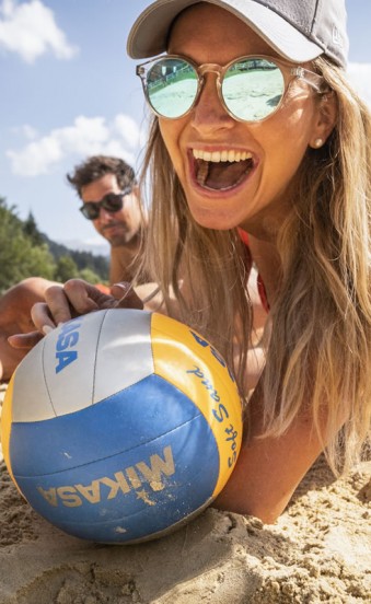 Volleyball spielen © Flachau Tourismus