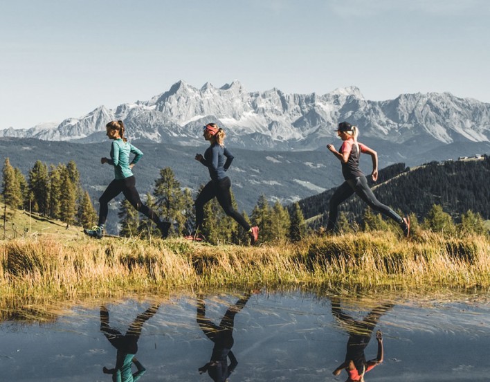 Laufen zum Lackenkogel © SalzburgerLand Tourismus | Sebastian Klein