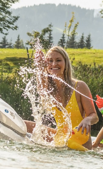 Gratis Eintritt zum Reitdorfer Badesse © Flachau Tourismus