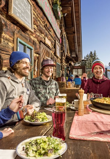 Hüttenschmankerl genießen © Flachau Tourismus